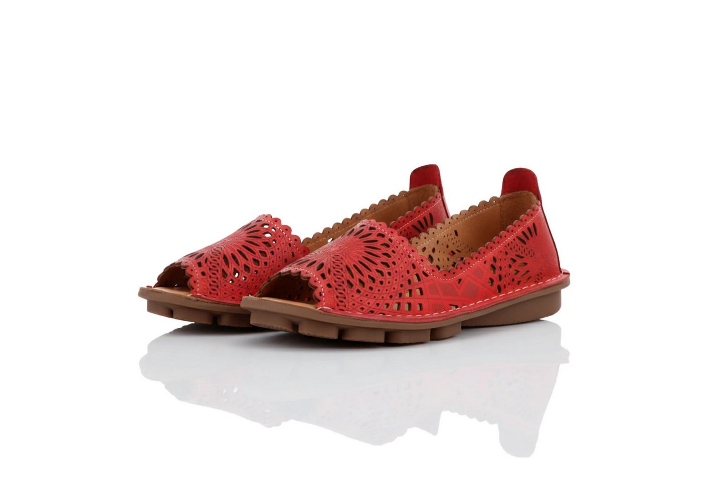 Gemini Damen Slipper (rot)