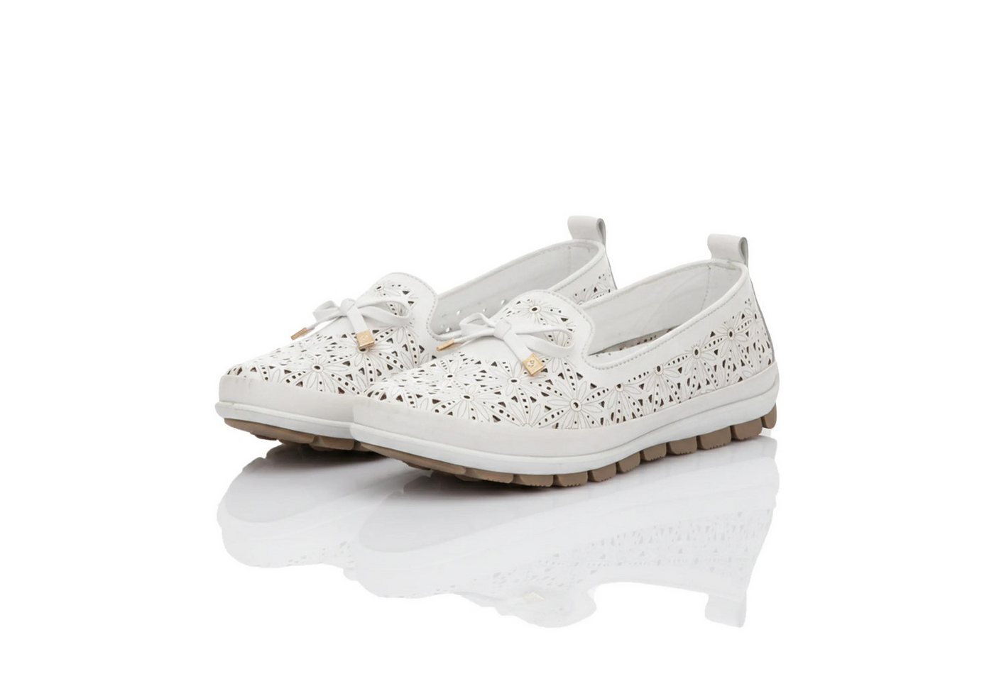 Gemini Damen Slipper (weiß)