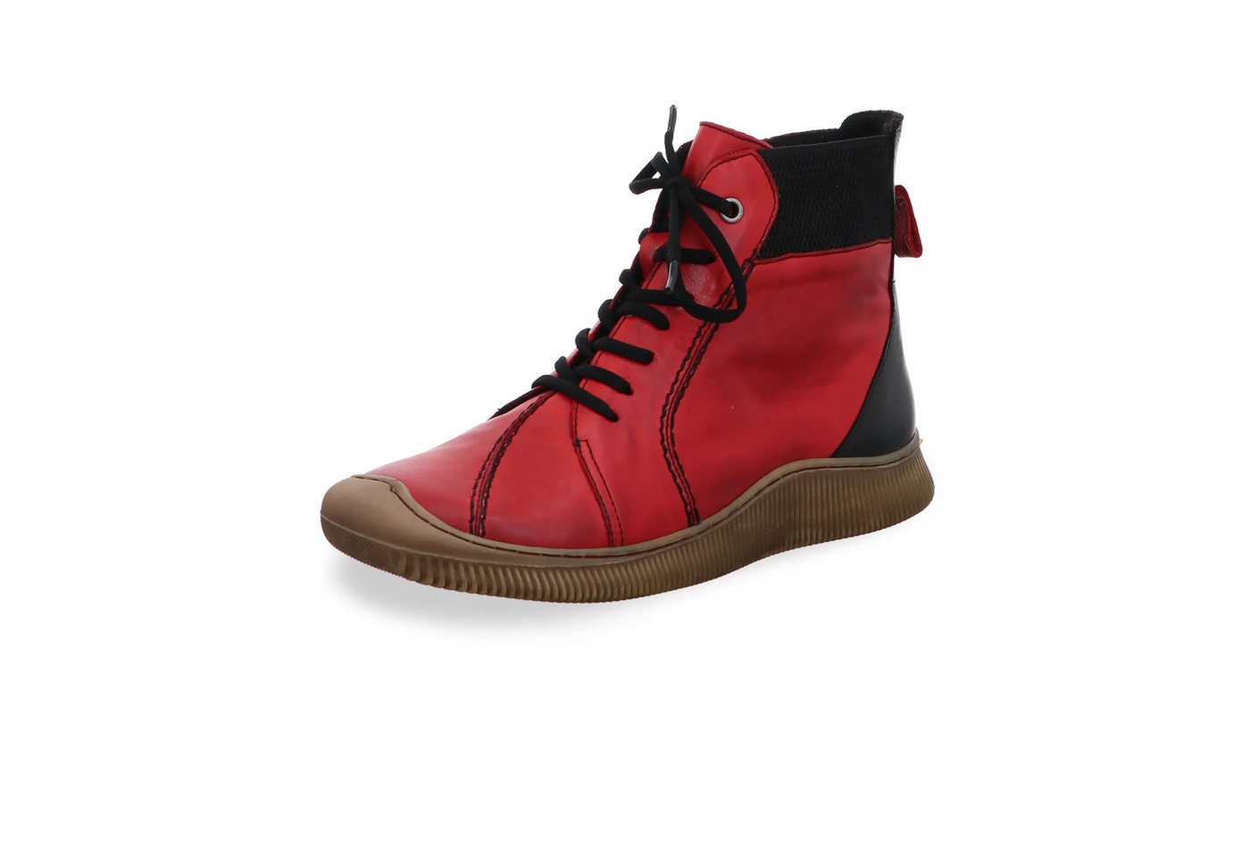 Gemini Damen Stiefelette (rot/schwarz)