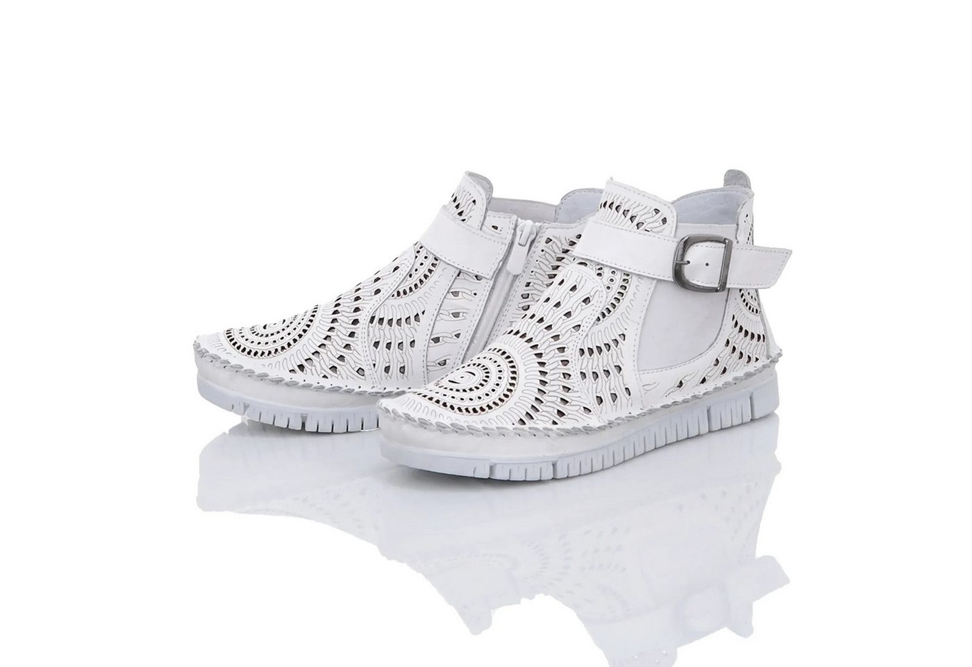 Gemini Damen Stiefelette (weiß)