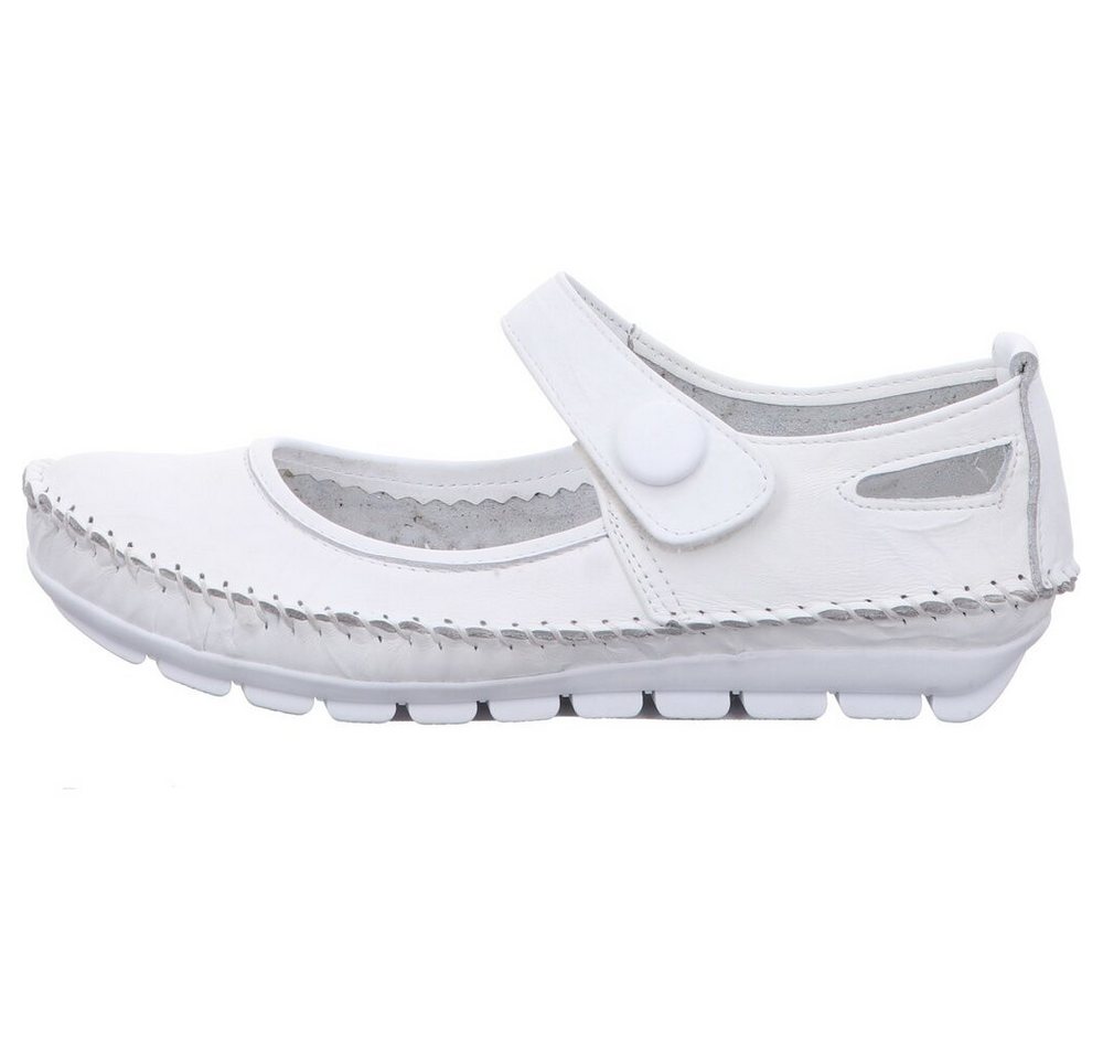 Gemini - Nappa Ballerina - Weiß Slipper