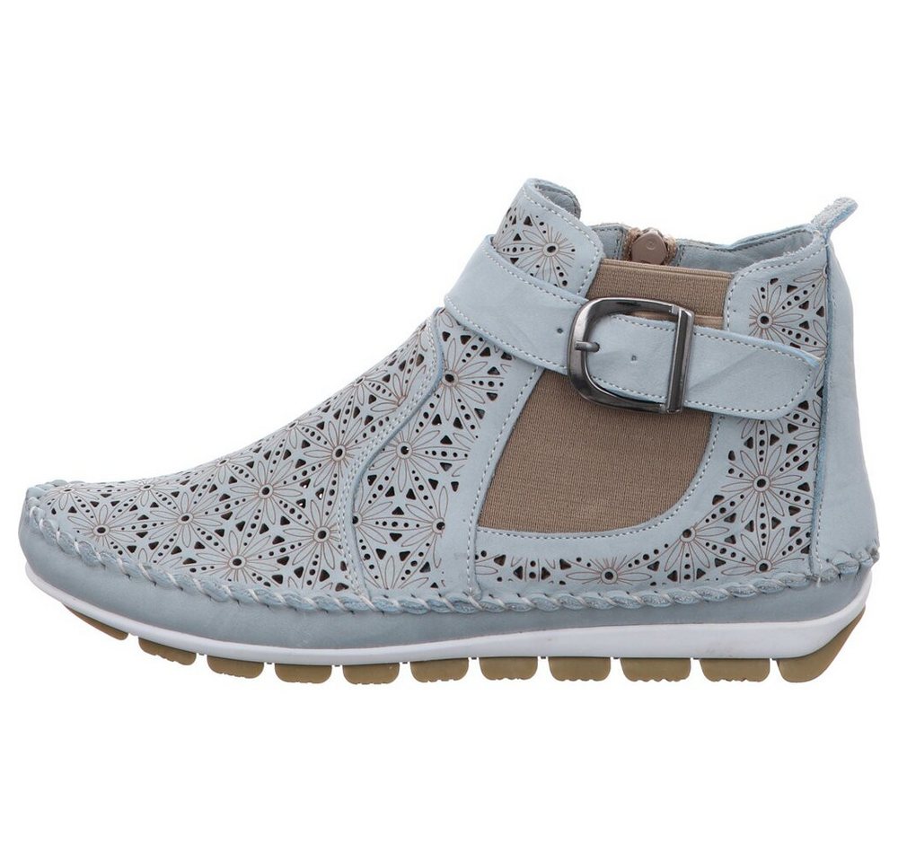 Gemini - Nappa/Kombi Stiefel - Blau Stiefel