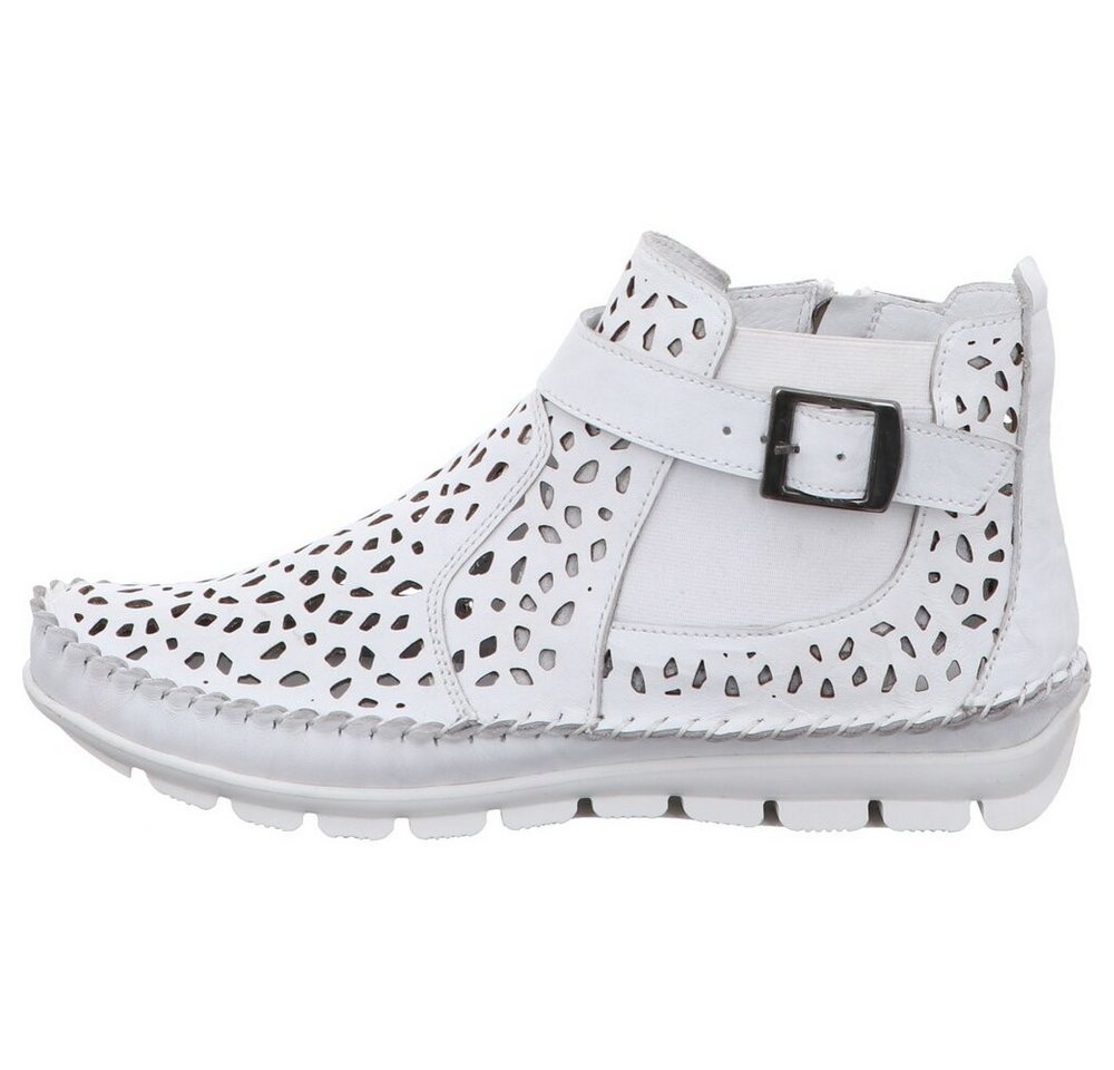 Gemini - Nappa/Kombi Stiefel - Weiß Stiefel