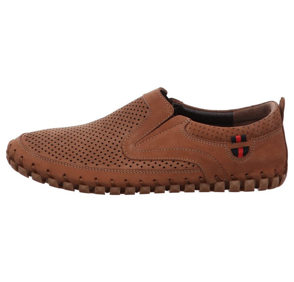 Gemini - Nubuk Slipper - Braun Slipper
