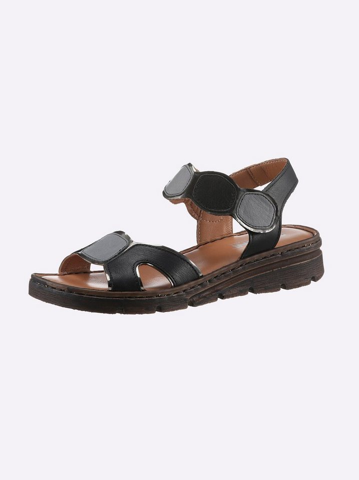 Gemini Sandale Sandalette (schwarz/weiß)