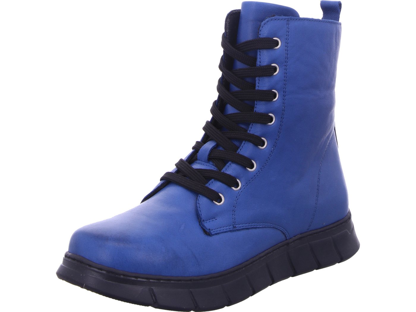 Gemini Schnürboots echtes Leder (blau)