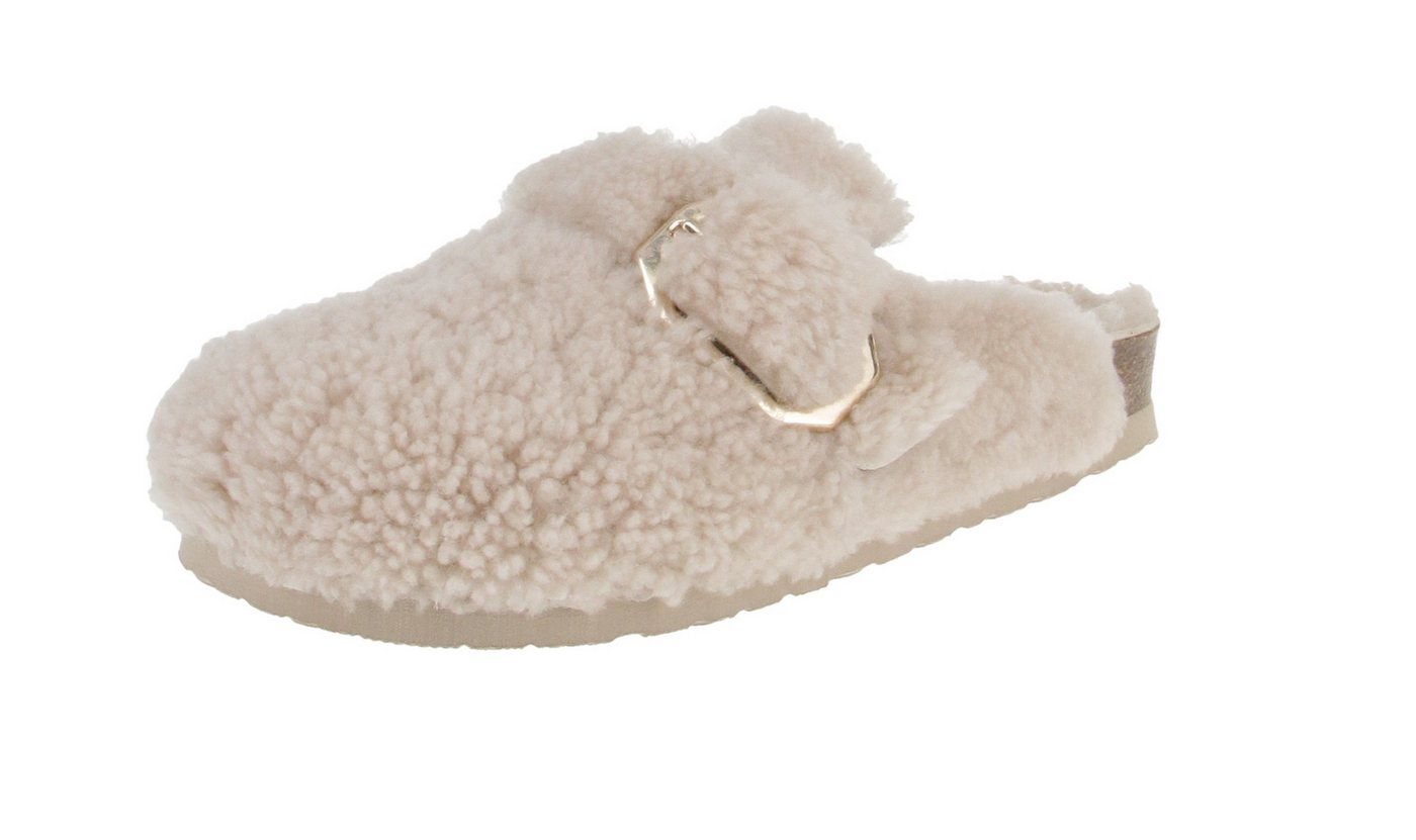 GENUINS G104696 Grisel Sheepskin - Damen Schuhe Hausschuhe - White Hausschuh