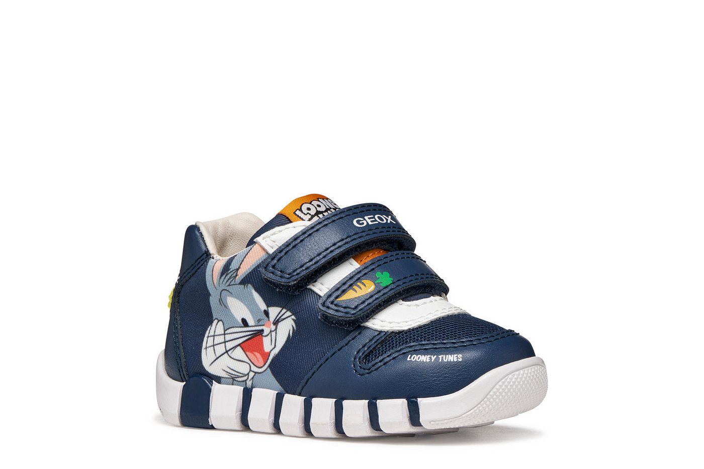 Geox B IUPIDOO BOY Klettschuh Freizeitschuh mit Bugs Bunny Motiv, Größenschablone zum Download