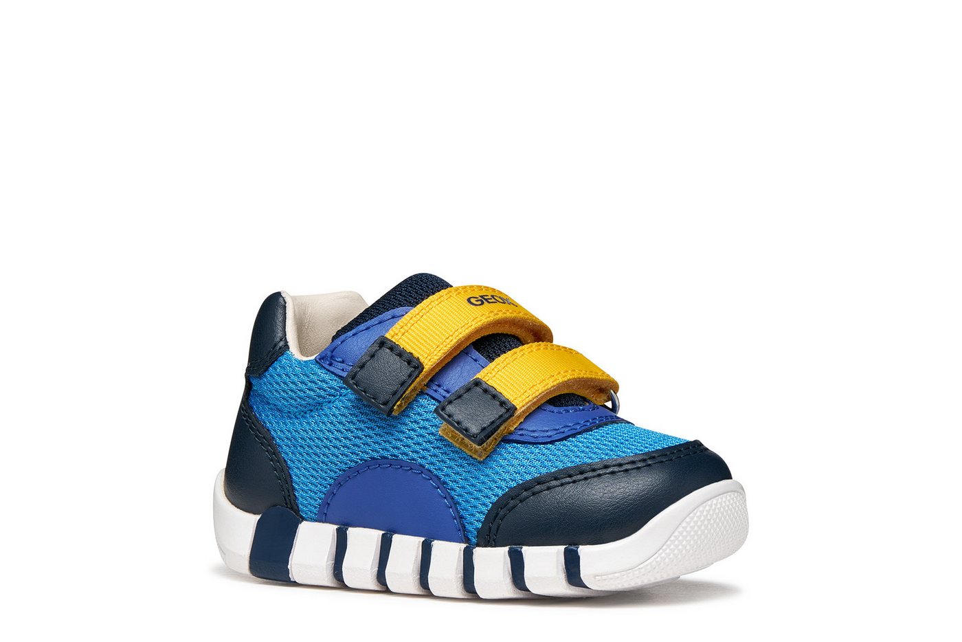 Geox B IUPIDOO BOY Lauflernschuh Babyschuh mit Logoschriftzug, Größenschablone zum Download