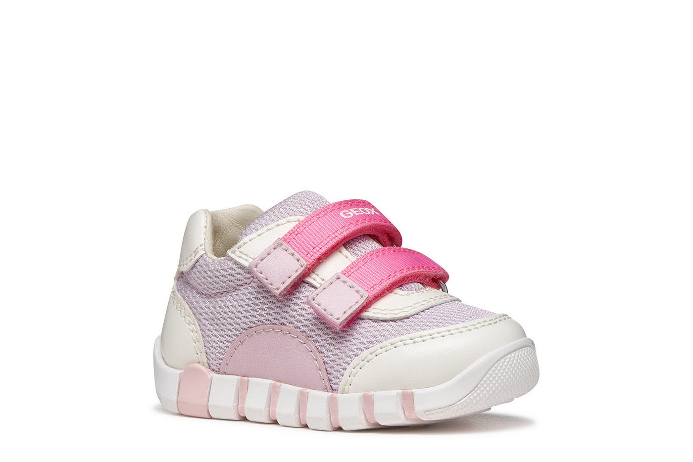 Geox B IUPIDOO GIRL Lauflernschuh Babyschuh im Pastell-Look, Größenschablone zum Download