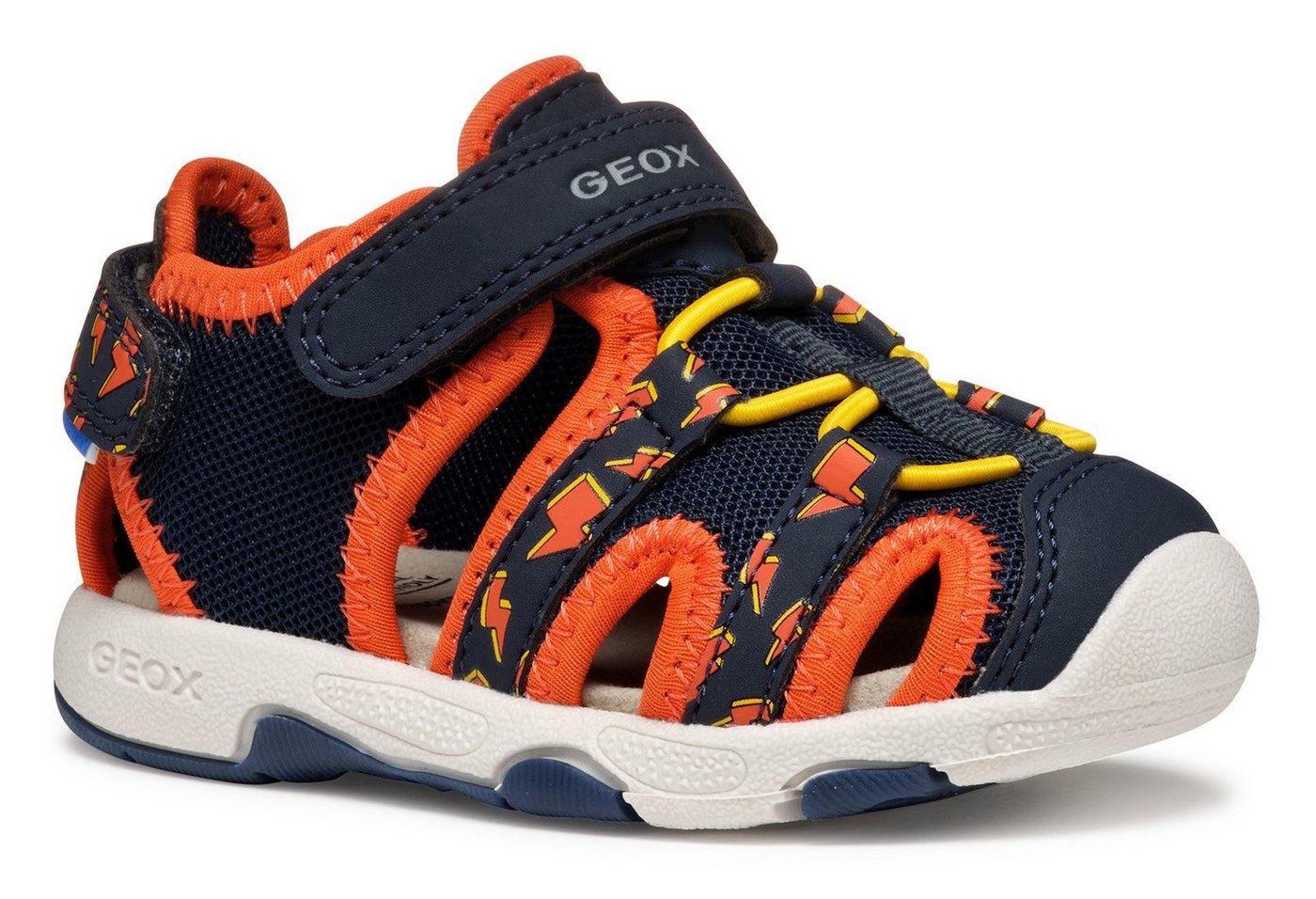 Geox B SANDAL MULTY BOY Sandale, Babyschuh, Sommerschuh, Trekking Schuh mit Klettverschluss