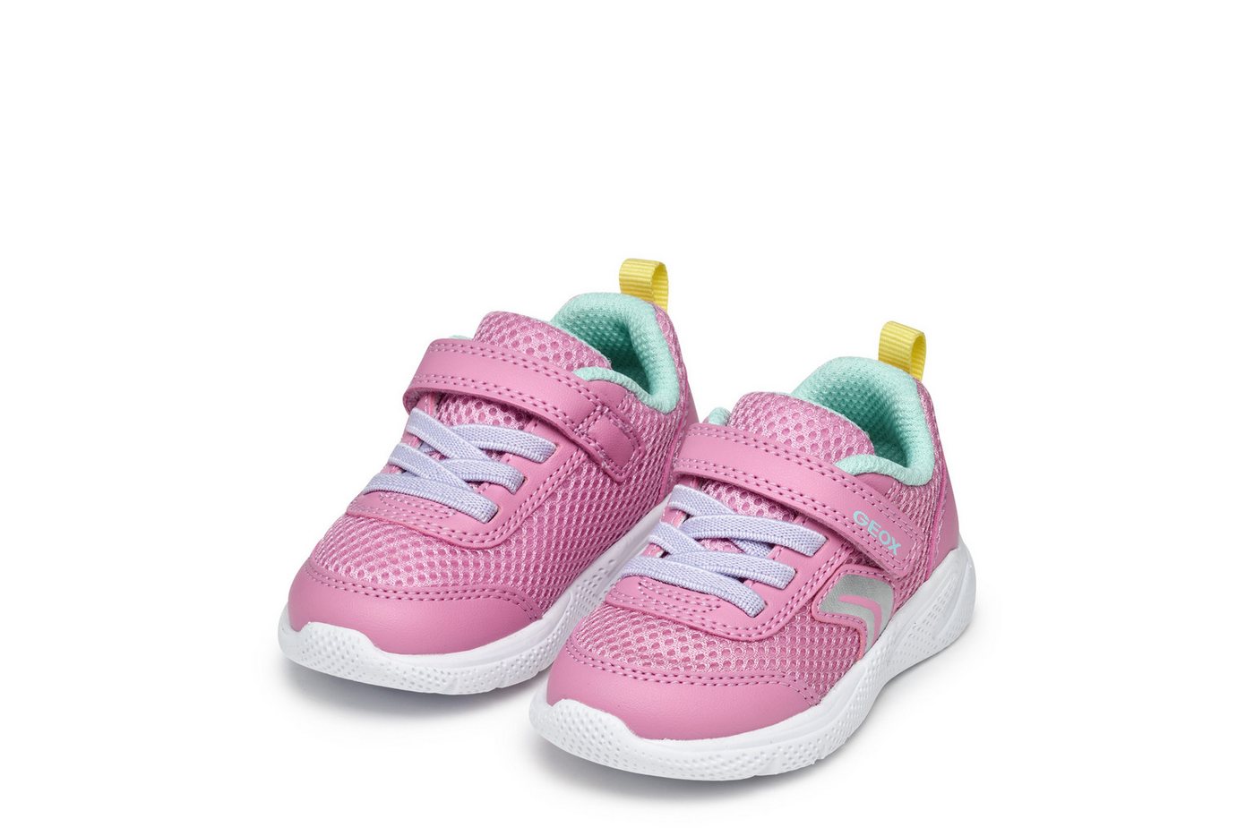 Geox B SPRINTYE GIRL Lauflernschuh Babyschuh mit elastischen Schnürsenkeln, Größenschablone zum Download