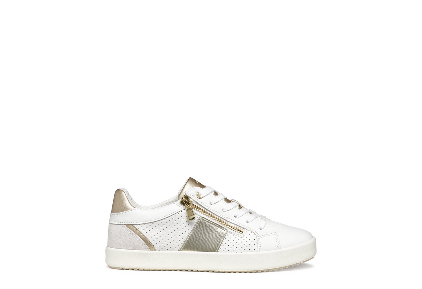 Geox BLOMIEE, Sneaker, Weiß,kombiniert, Damen Sneaker
