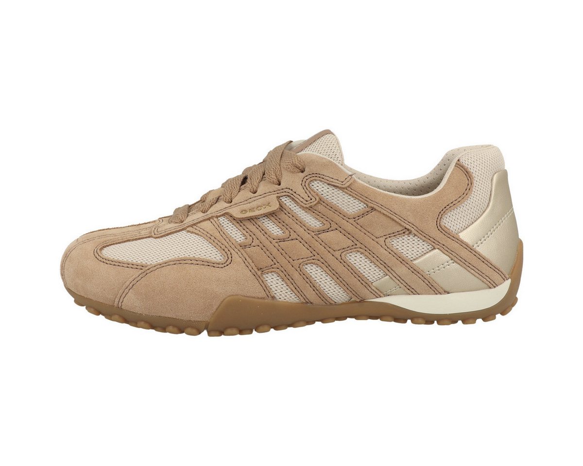Geox D Snake Damen Sneaker Turnschuhe, Sportschuhe, Freizeitschuhe, Halbschuhe, Schnürschuhe