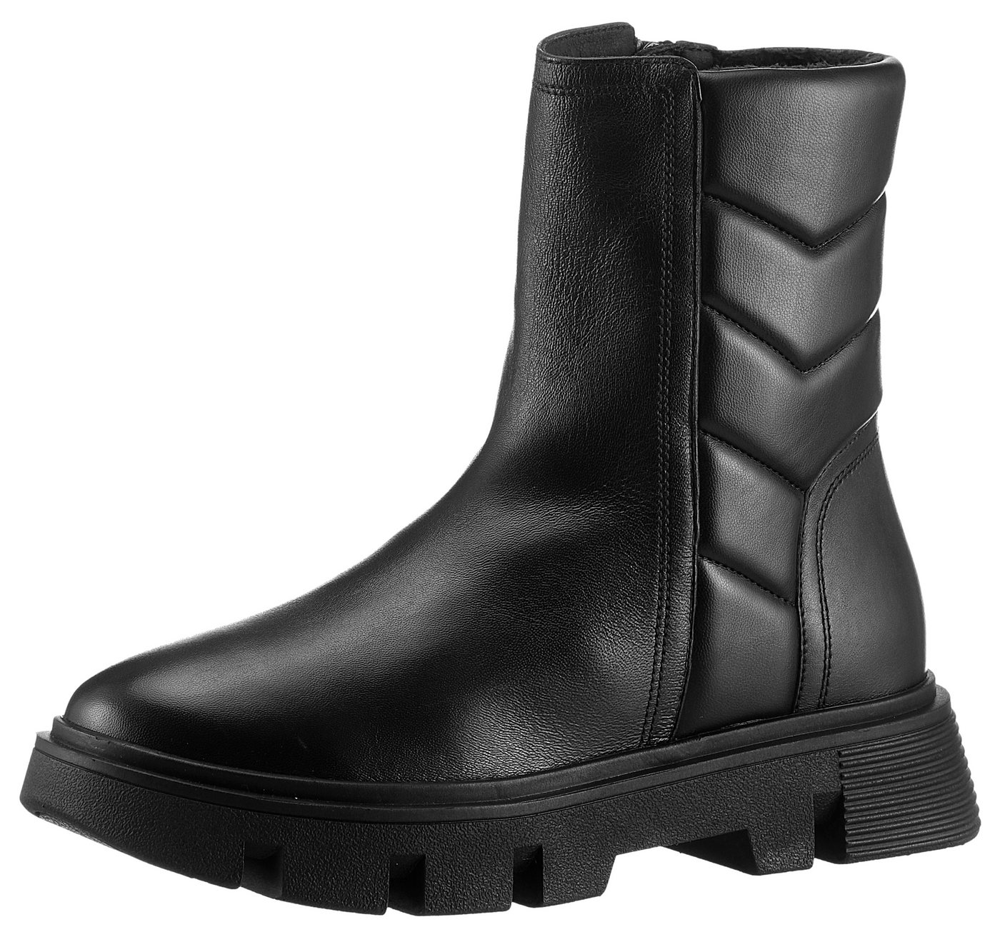 Geox D VILDE F Winterboots Chunky Boot, Plateau Stiefel mit Plateausohle