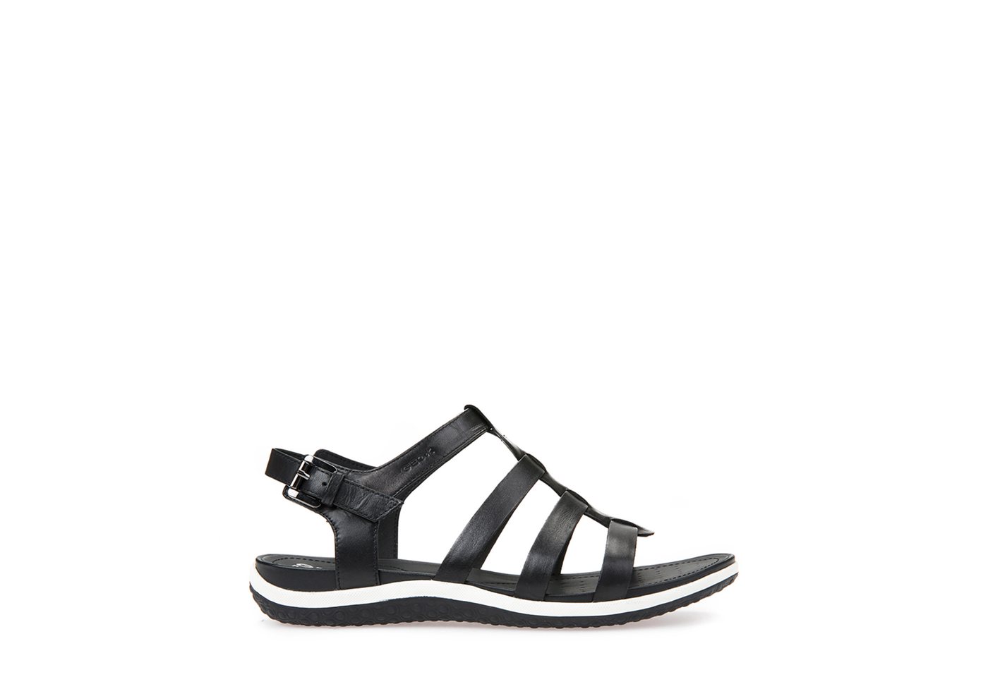 Geox D72R6A 00043 C9999, Sandaletten, Schwarz, Damen Sandalette