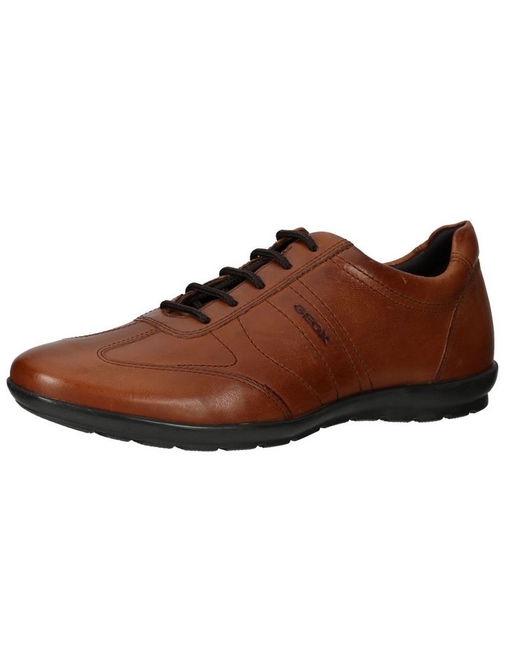 Geox Halbschuhe Leder Schnürschuh