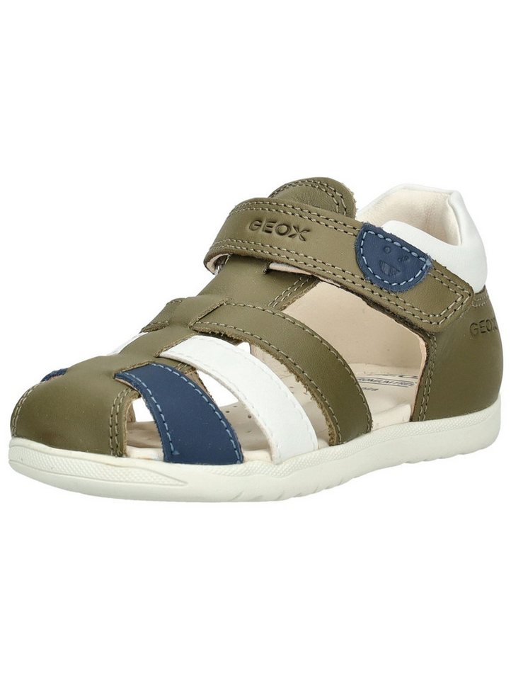 Geox Halbschuhe Leder/Synthetik . Klettschuh