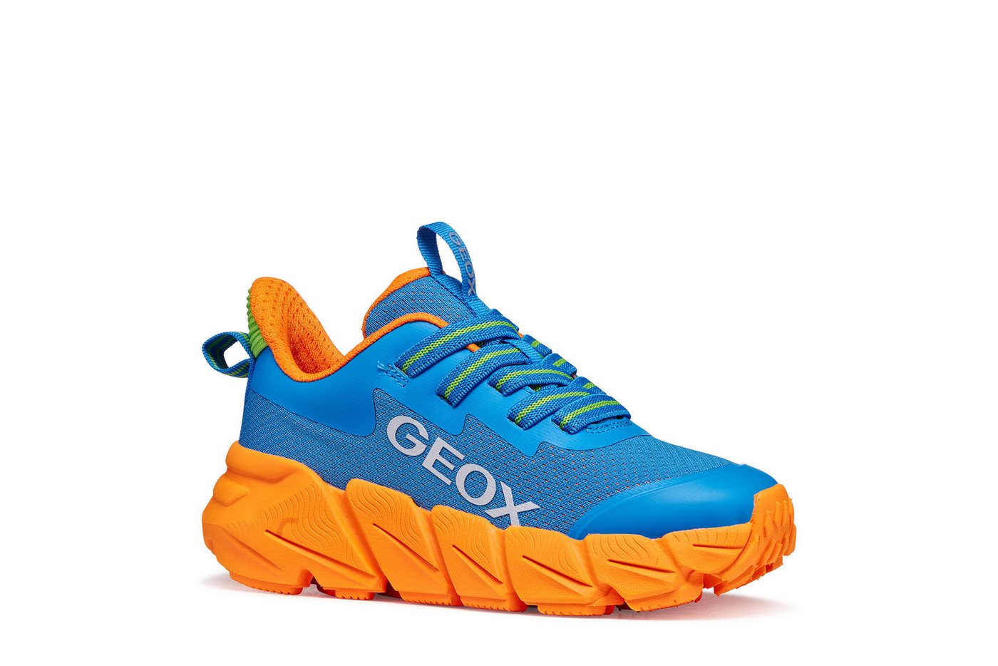 Geox J FLEXYPER FAST BOY Sneaker Slipper mit auffälliger Laufsohle, Größenschablone zum Download