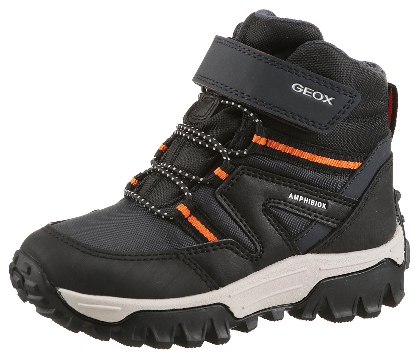 Geox J HIMALAYA BOY B ABX Winterboots Snowboots, Klettstiefel mit Warmfutter, Größenschablone zum Download