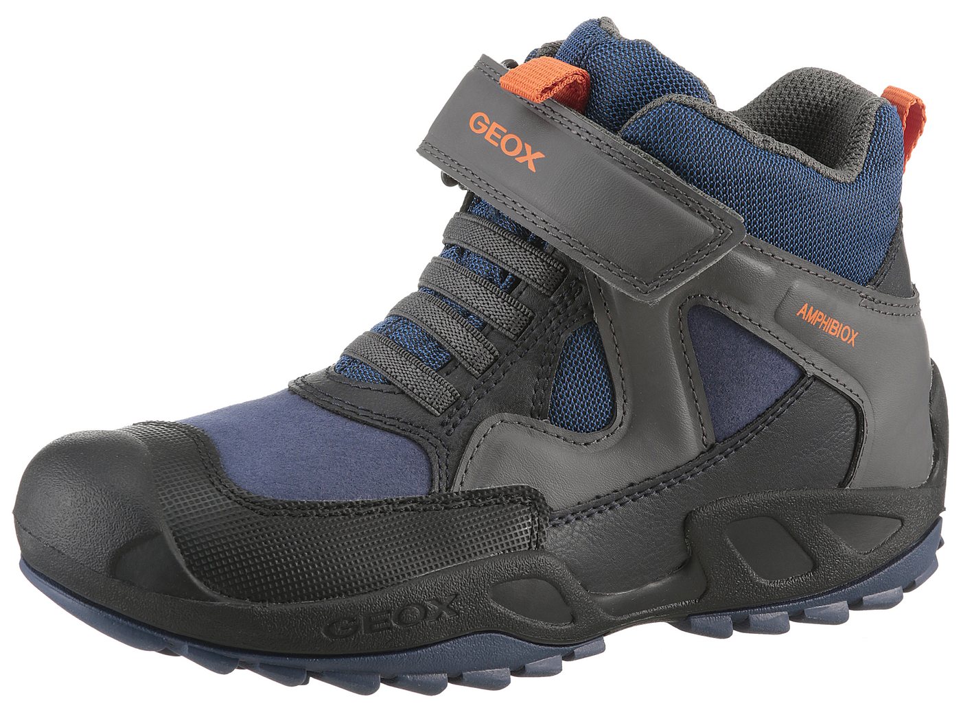 Geox J NEW SAVAGE BOY B ABX Winterstiefel Trekkingboots, Winterstiefel, Kindergartenschuh mit Warmfutter