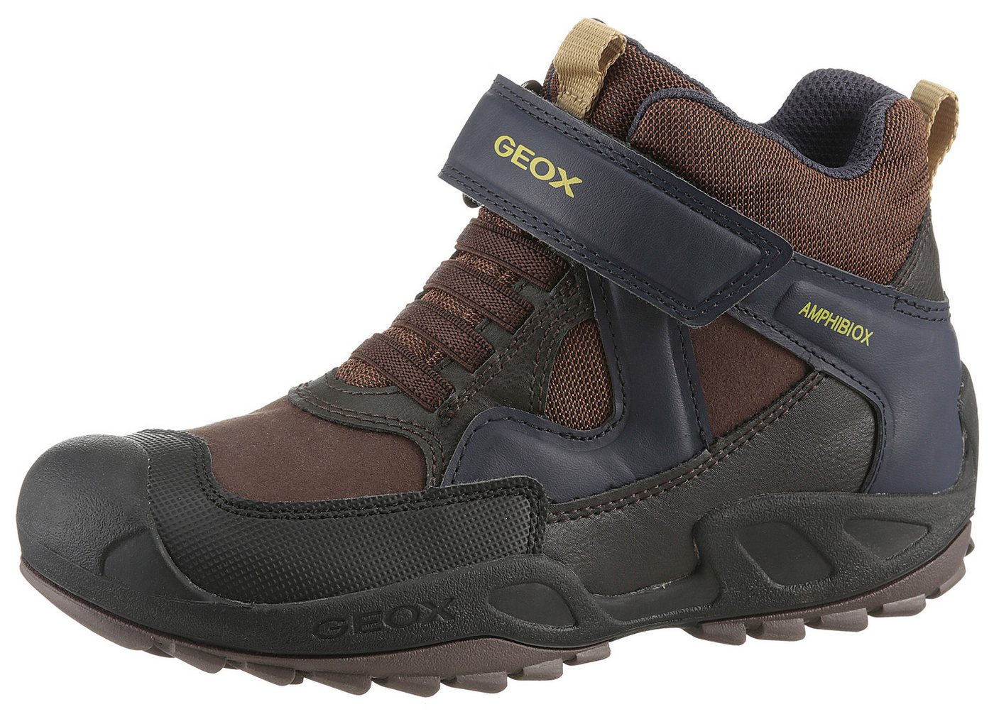 Geox J NEW SAVAGE BOY B ABX Winterstiefel Trekkingboots, Winterstiefel, Kindergartenschuh mit Warmfutter