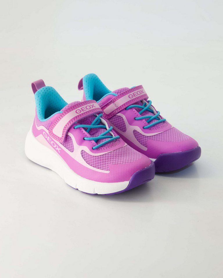 Geox J Pro-Ran Girl Klettschuh Obermaterial: Textil und Sonstiges Material