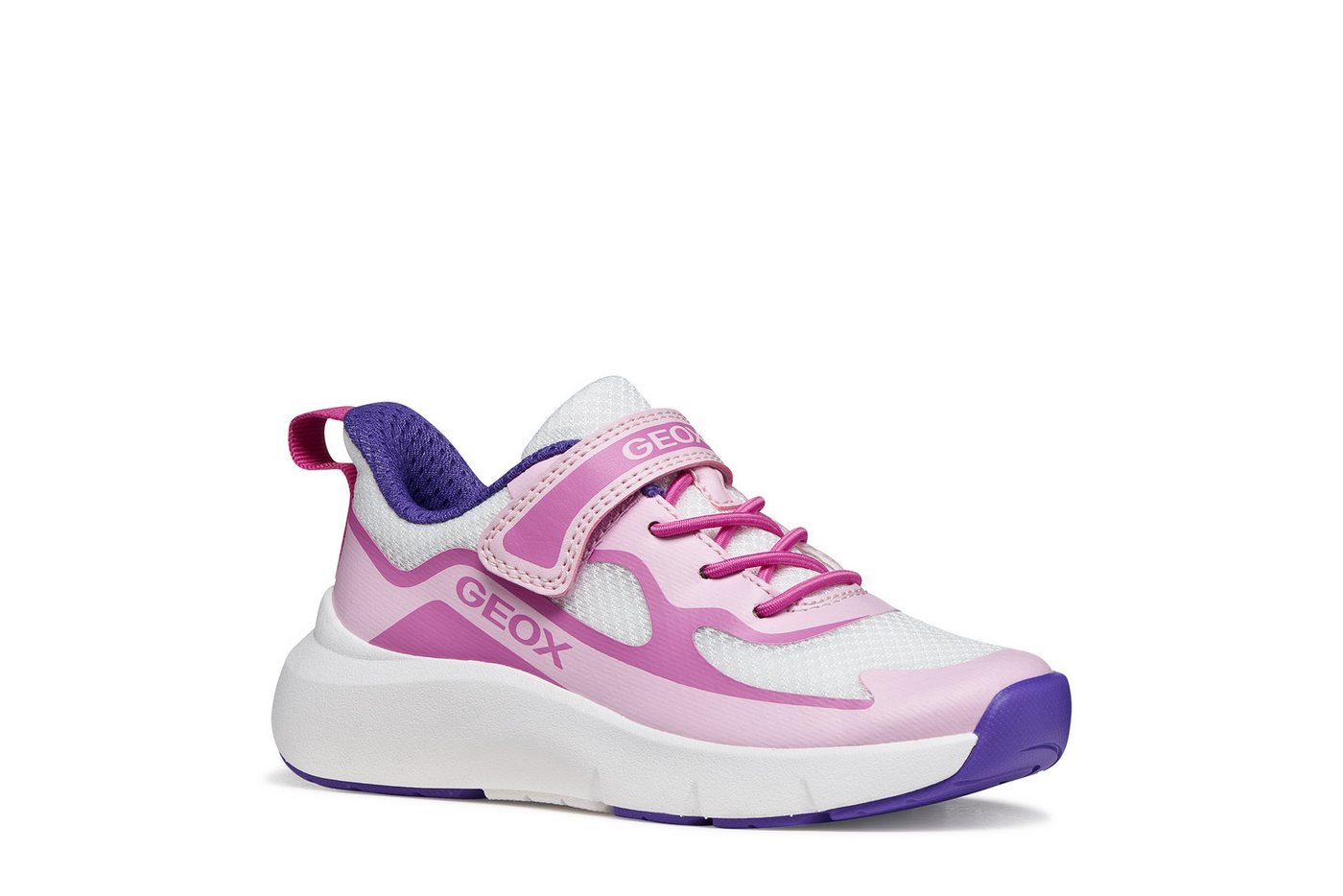 Geox J PRO-RAN GIRL Sneaker Slipper mit Klettverschluss, Größenschablone zum Download