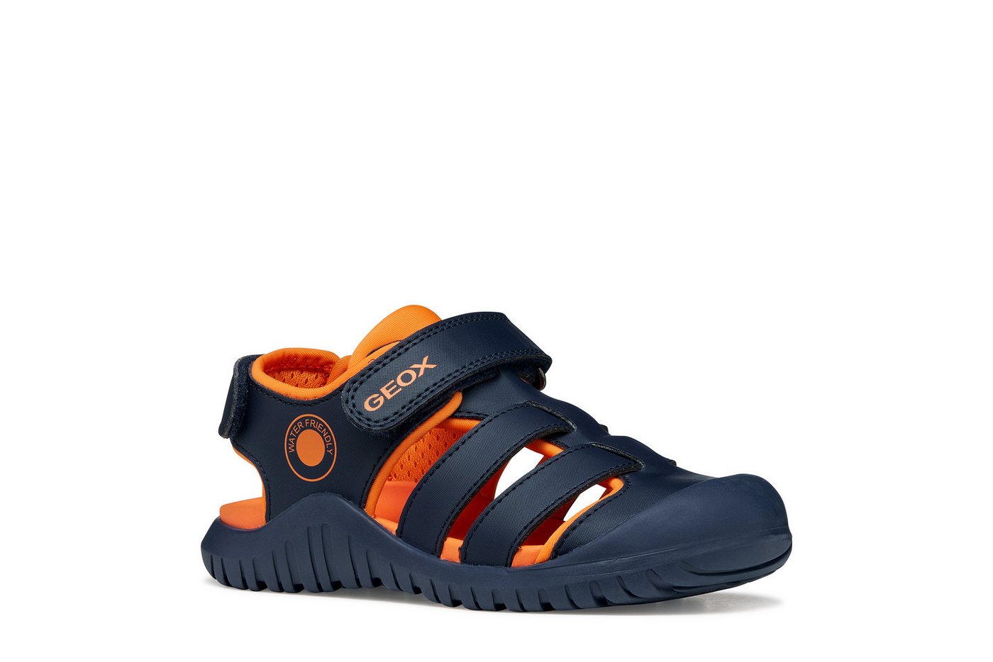 Geox J S. FUSBETTO PRO BO Sandale Kinderschuh mit Zehenschutz, Größenschablone zum Download