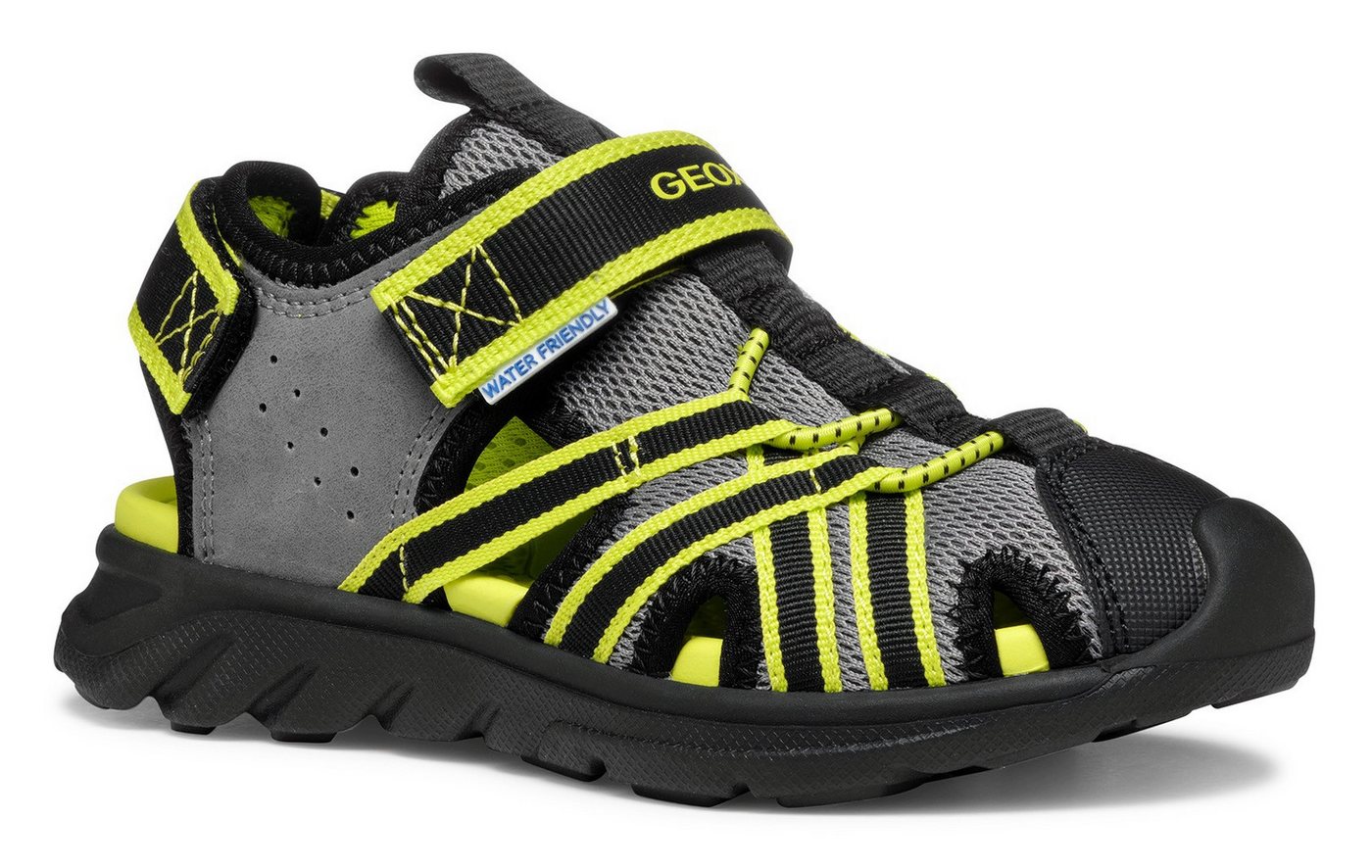 Geox J SANDAL AIRADYUM BO Sandale, Wasserschuh, Badeschuh, Trekkingsandale mit geschütztem Zehenbereich