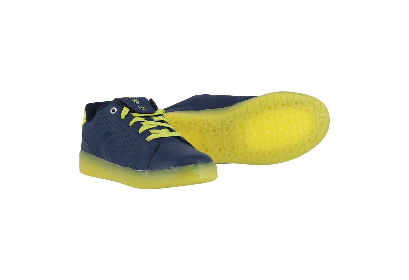 Geox Kommodor blau/gelb Kinder Sneaker