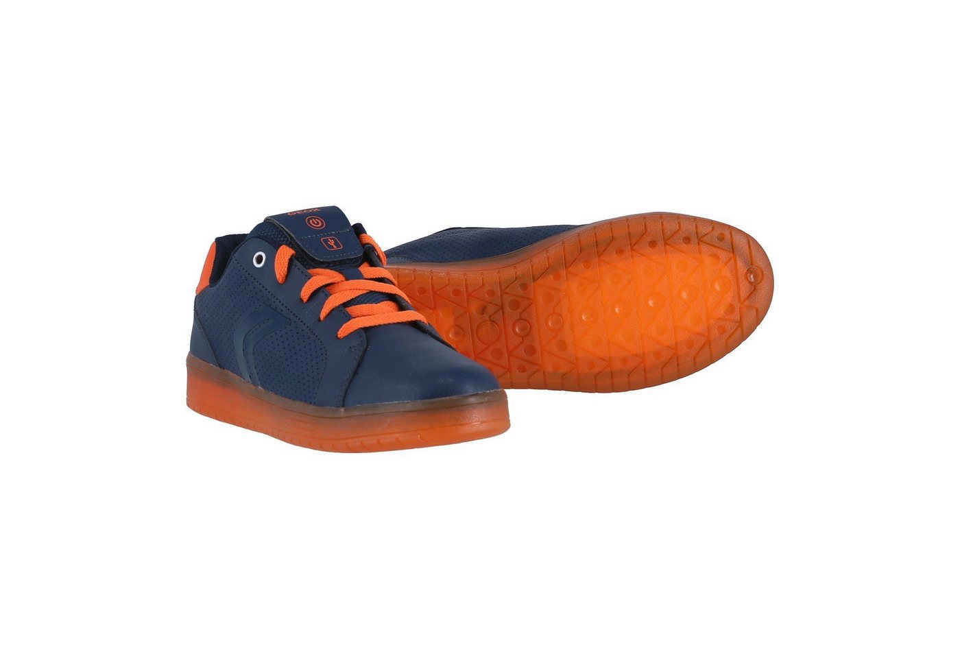 Geox Kommodor navyblau/orange Kinder Sneaker