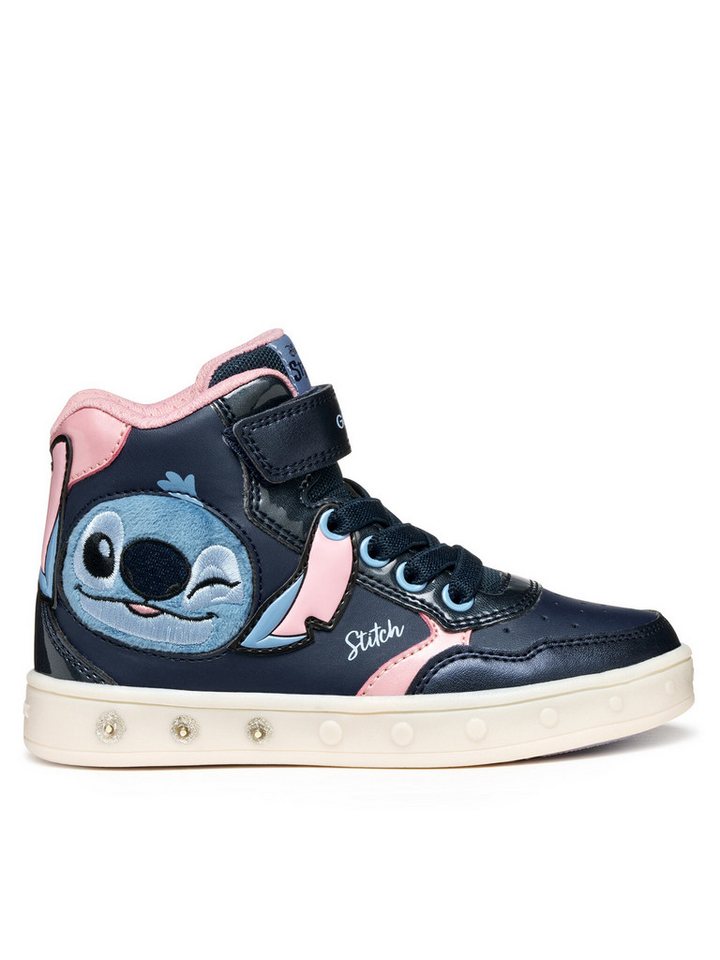 Geox Mädchen Sneakers GEOX-J WASHIBA GIRL J56HXE 0BCKN C1M0G M mehrfar Sneaker