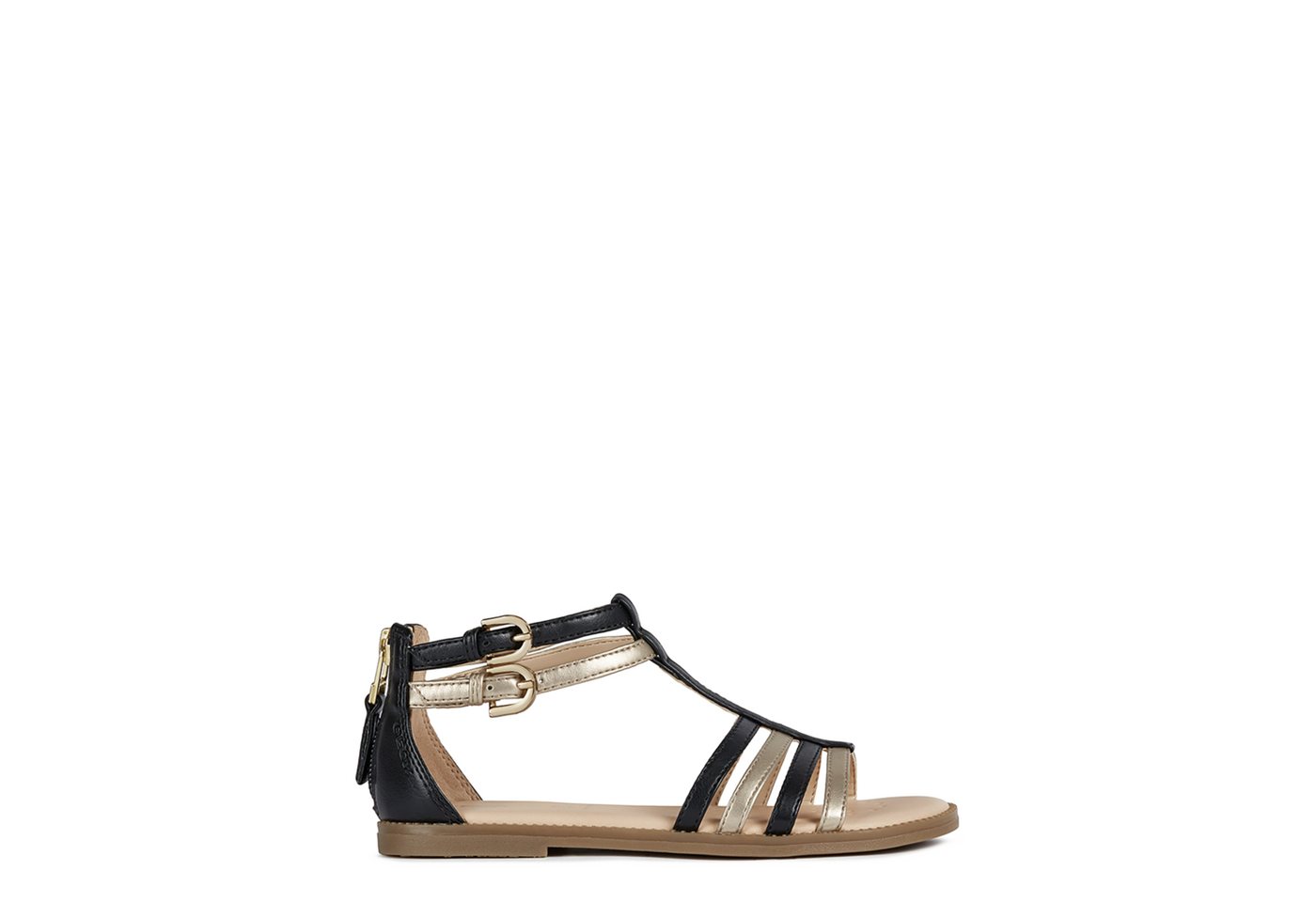 Geox S.KARLY, Sandalen, Schwarz, kombiniert, Kinder Sandale