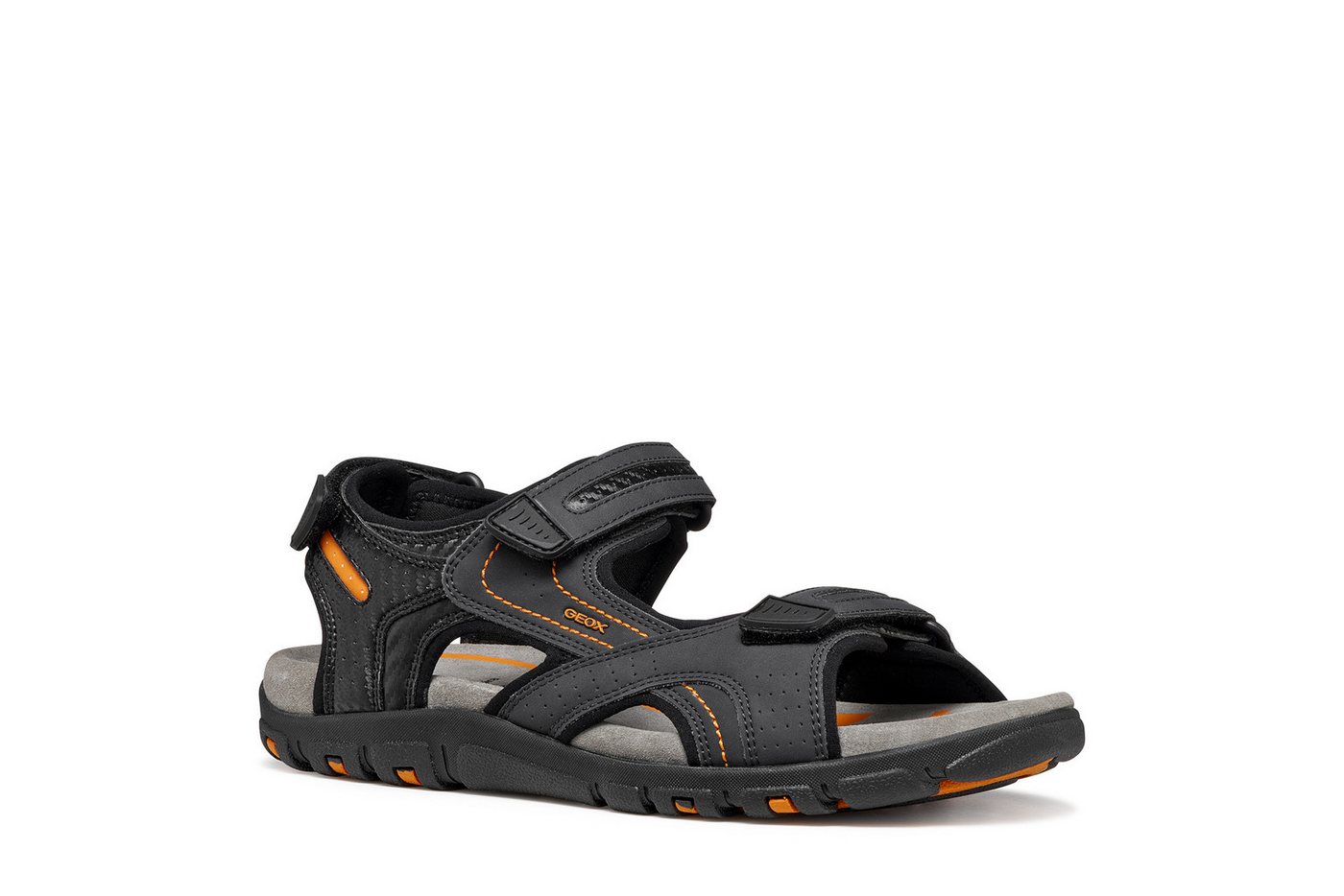 Geox Sandale Sommerschuh, Klettschuh, Outdoorsandale im Trekking-Look (blau/schwarz)