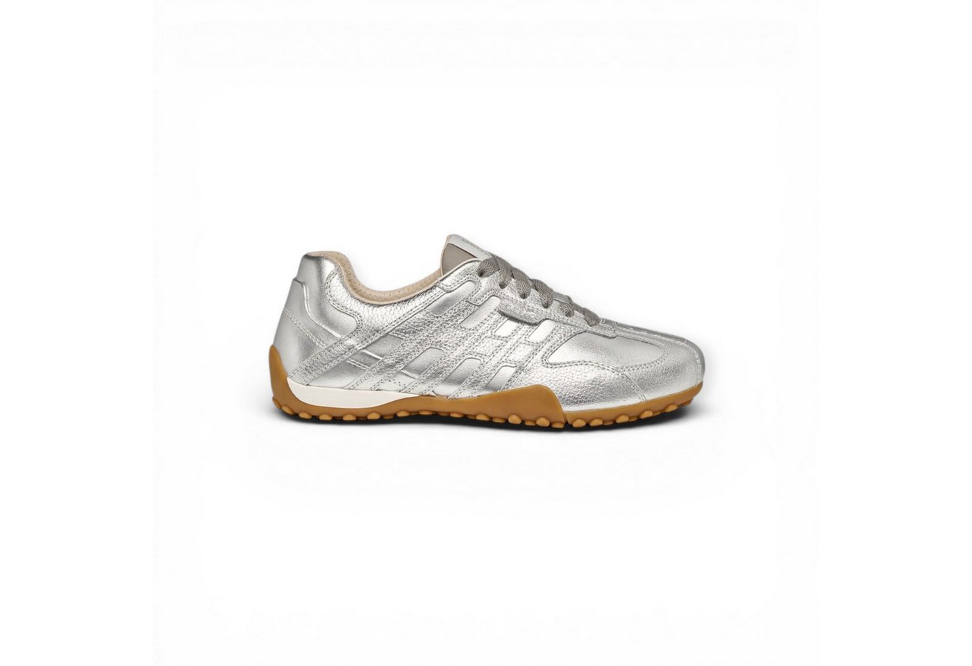 Geox Snake Original metallic silber Damen Sneaker