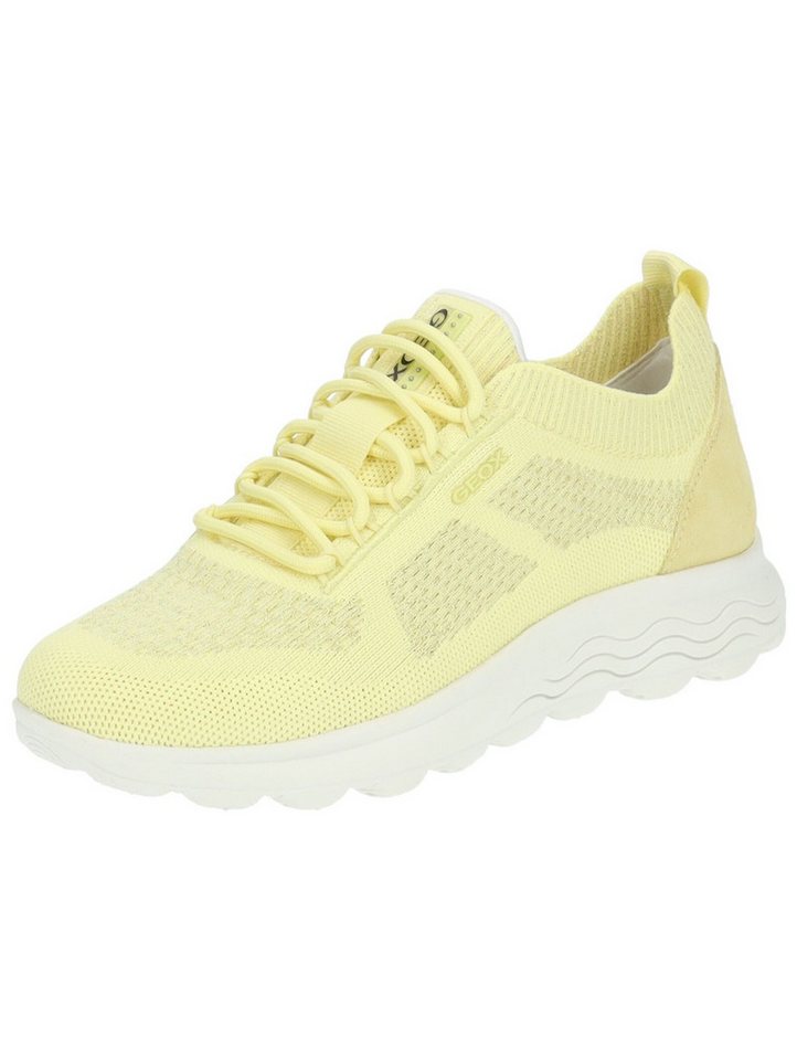 Geox Sneaker Leder/Textil . Sneaker (1-tlg) (gelb)