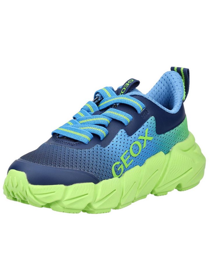 Geox Sneaker FLEXYPER FAST Lederimitat/Textil . Sneaker (blau)