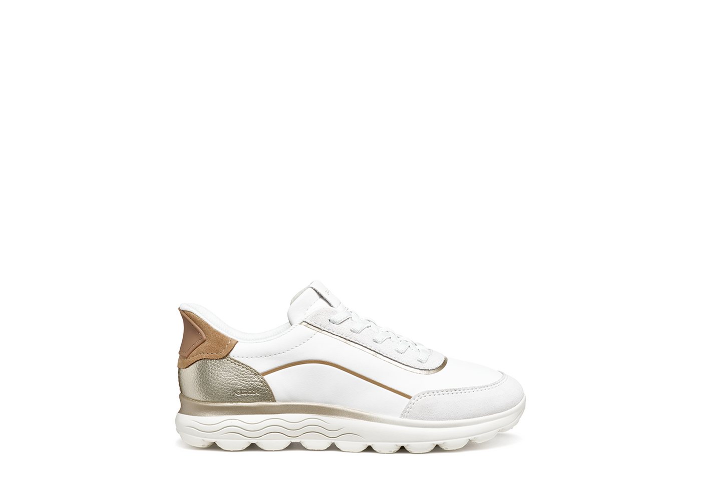 Geox SPHERICA PLUS, Sneaker, Weiß,kombiniert, Damen Sneaker