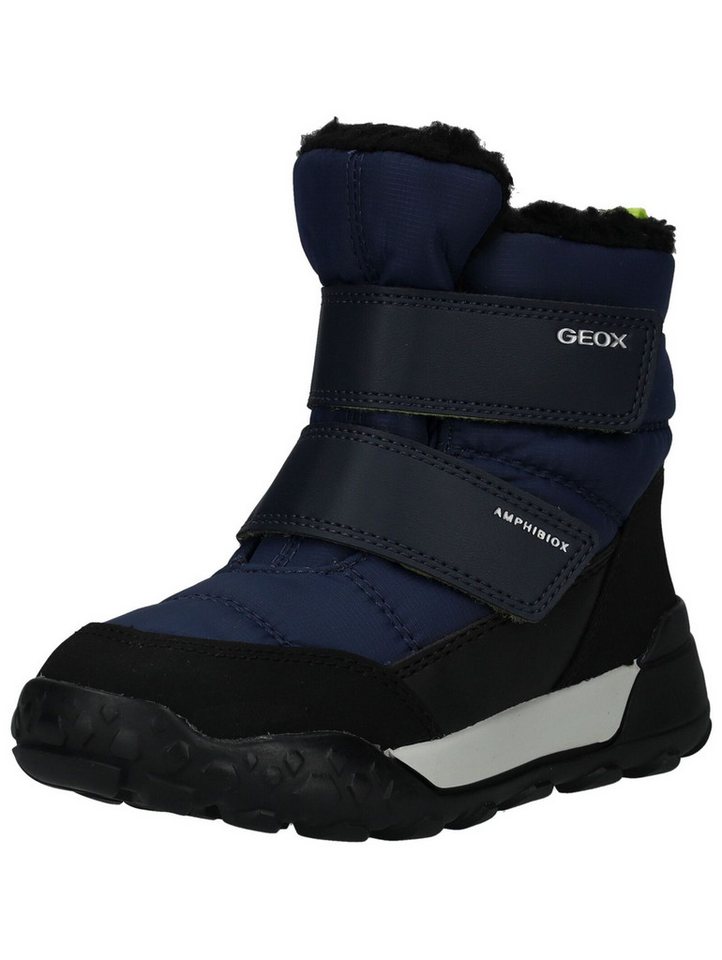 Geox Stiefel Lederimitat/Textil Snowboots (blau)