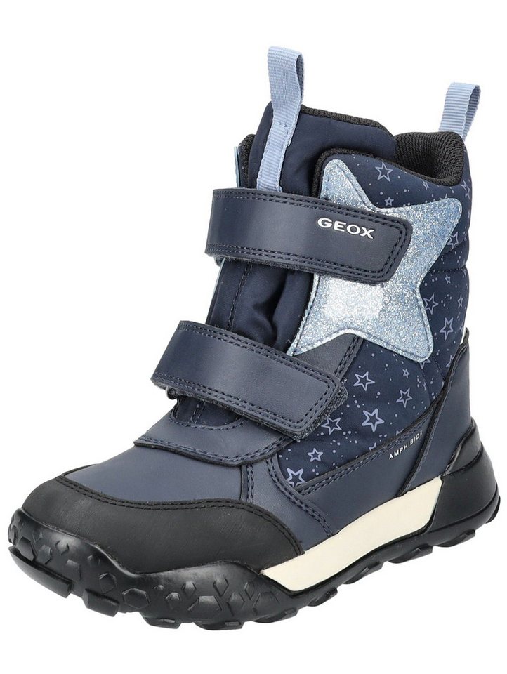 Geox Stiefel Lederimitat/Textil Snowboots (blau)