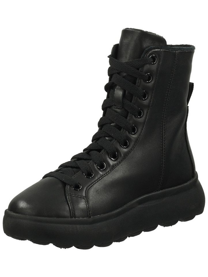 Geox Stiefelette Leder Schnürstiefelette (schwarz)