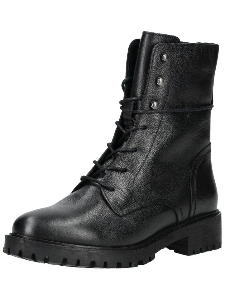 Geox Stiefelette Leder Schnürstiefelette (schwarz)