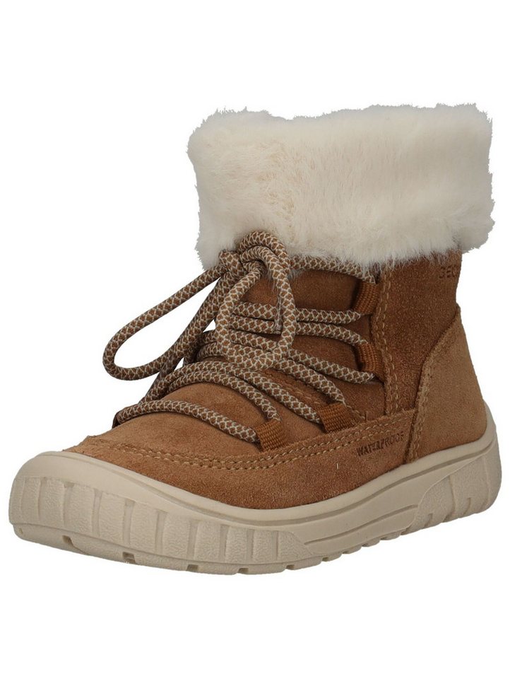 Geox Stiefelette Leder/Textil Schnürstiefelette