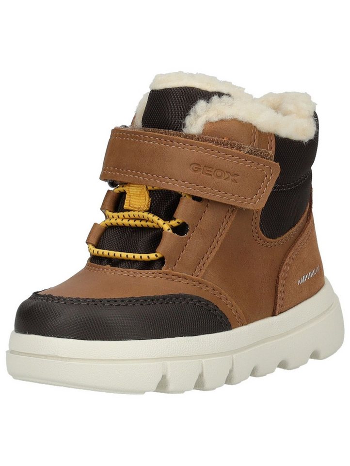 Geox Stiefelette Leder/Textil Schnürstiefelette