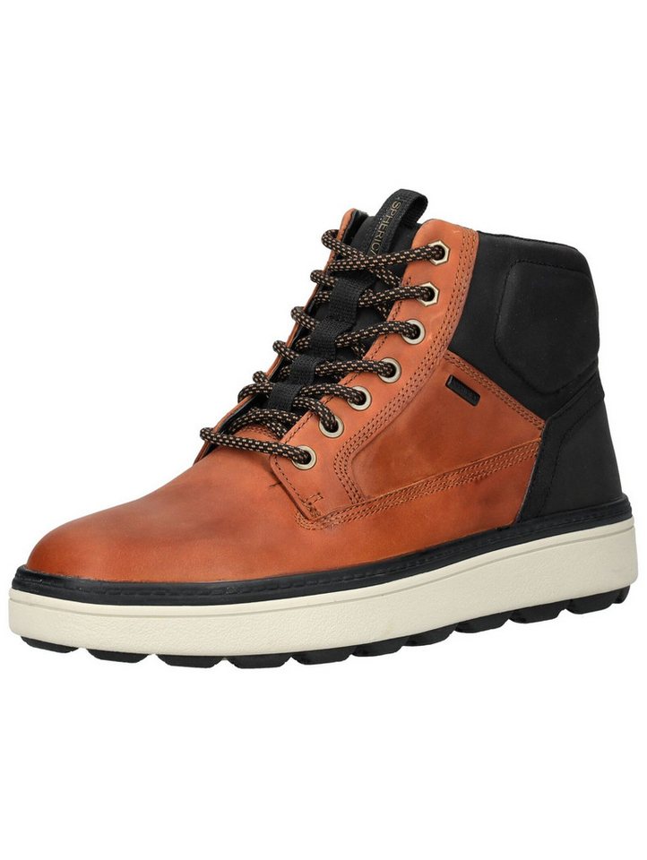 Geox Stiefelette Leder/Textil Schnürstiefelette