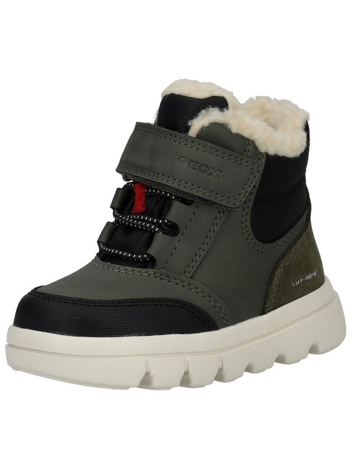 Geox Stiefelette Leder/Textil Schnürstiefelette