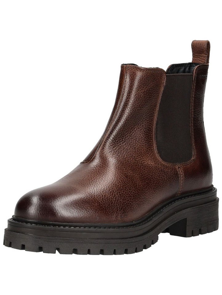 Geox Stiefelette Leder/Textil Stiefelette (braun)