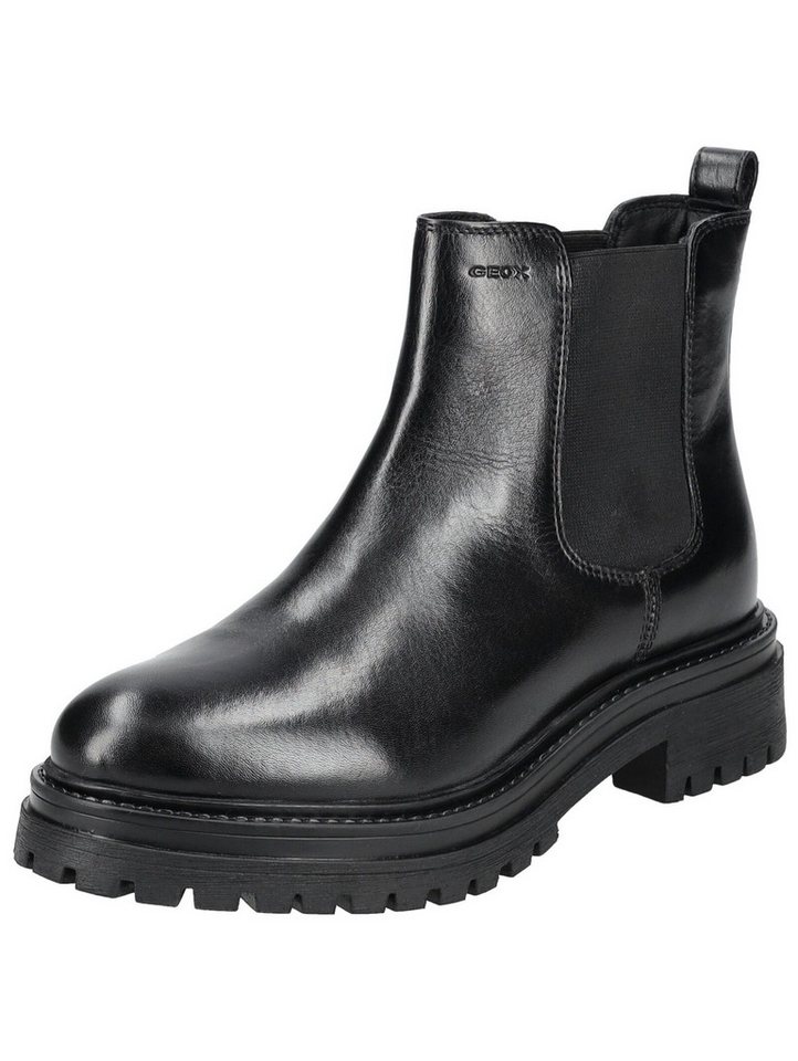 Geox Stiefelette Leder/Textil Stiefelette (schwarz)