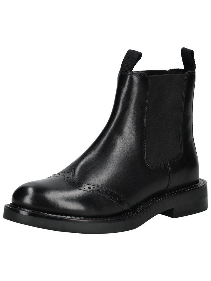 Geox Stiefelette Leder/Textil Stiefelette (schwarz)